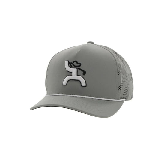 Hooey Men's Golf 5-panel Grey Trucker Cap 2216T-GY