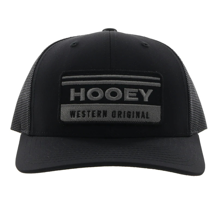 Hooey® Men's Black Horizon 6-panel Trucker Cap 2235T-BK