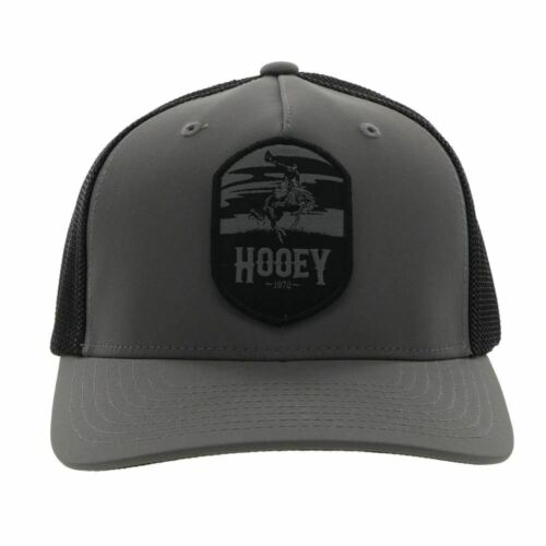 Hooey® Men's Cheyenne 5-panel Charcoal & Black Flexfit Cap 2244CHBK