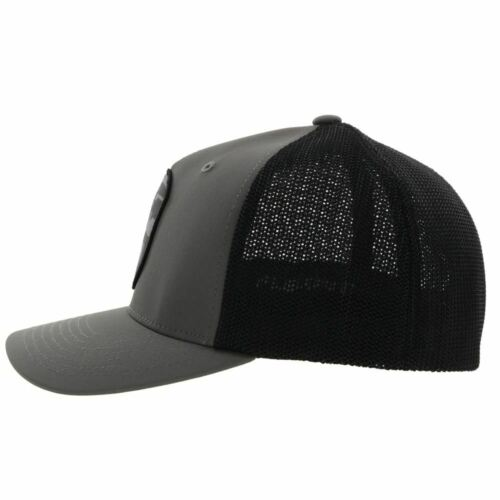 Hooey® Men's Cheyenne 5-panel Charcoal & Black Flexfit Cap 2244CHBK