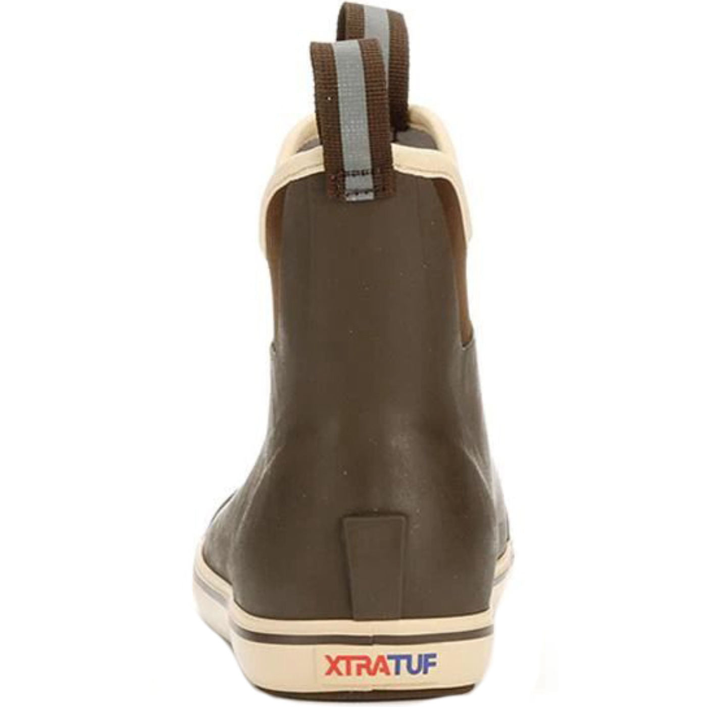 XTRATUF Men's Waterproof Ankle Chocolate and Tan Deck Boot 22734