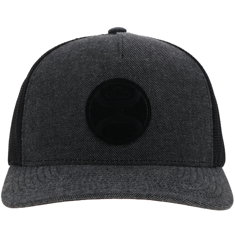 Hooey Men's Cayman Flex Fit Grey & Black Trucker Cap 2304GYBK-02