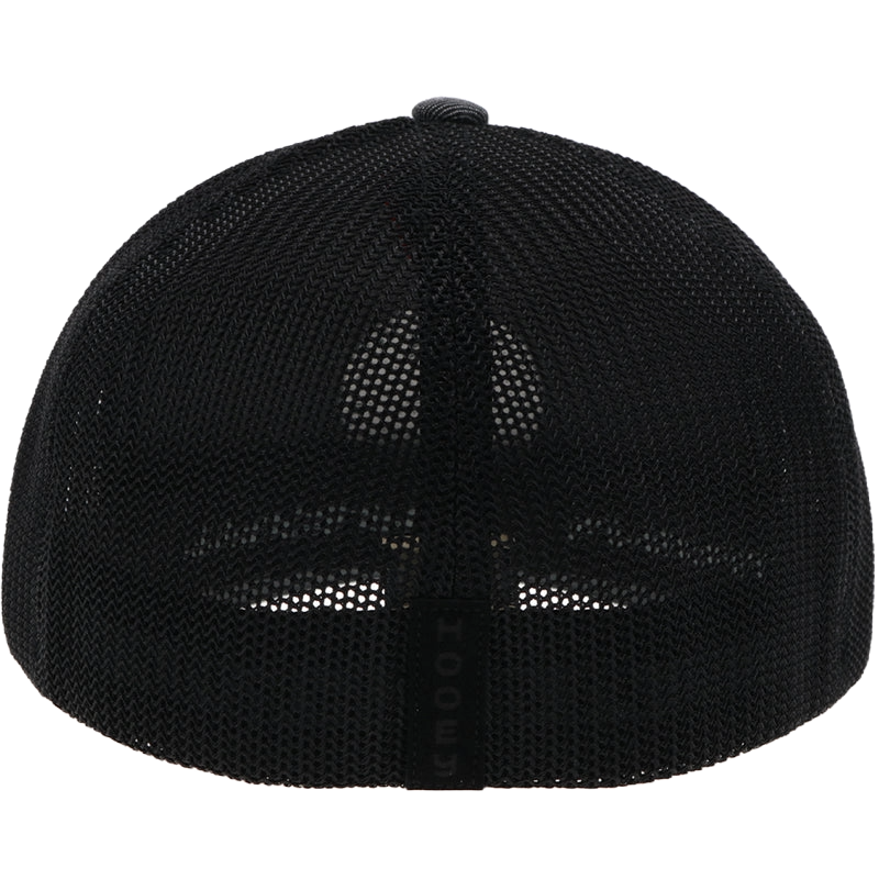 Hooey Men's Cayman Flex Fit Grey & Black Trucker Cap 2304GYBK-01