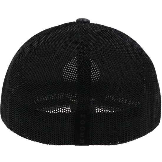 Hooey Men's Cayman Flex Fit Grey & Black Trucker Cap 2304GYBK-02