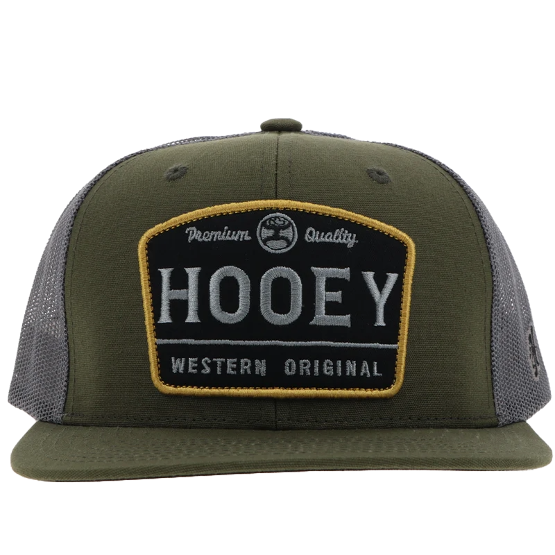 Hooey Men's Trip 6 Panel Olive Green Trucker Cap 2308T-OLGY
