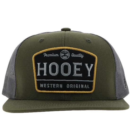 Hooey Men's Trip 6 Panel Olive Green Trucker Cap 2308T-OLGY