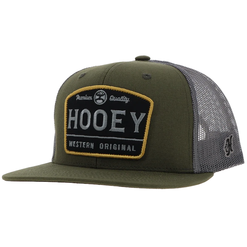 Hooey Men's Trip 6 Panel Olive Green Trucker Cap 2308T-OLGY