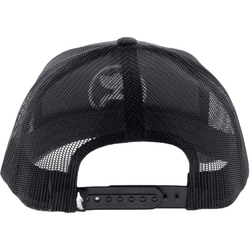 Hooey Men's "O Classic" 6 Panel Black Trucker Cap 2309T-BKWH