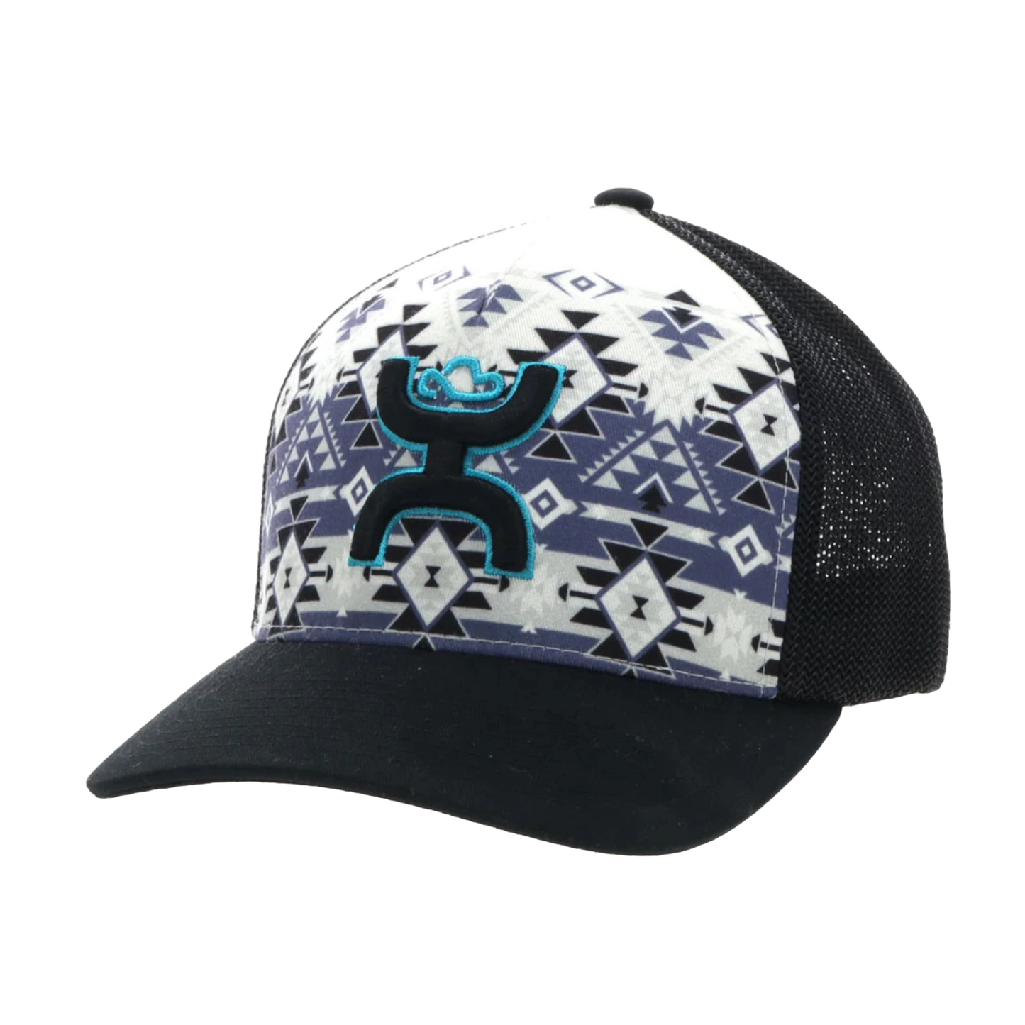 Hooey Youth Coach Flex Fit Cream Trucker Cap 2312CRBK-Y