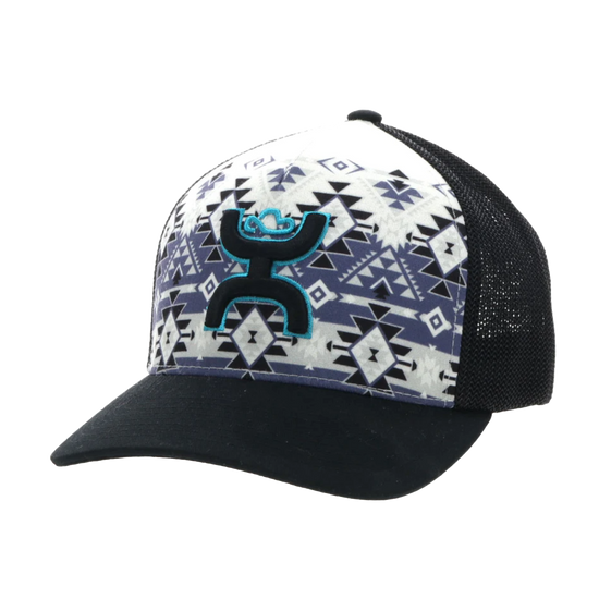 Hooey Youth Coach Flex Fit Cream Trucker Cap 2312CRBK-Y