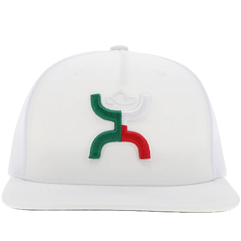Hooey Men's Boquillas 5 Panel White Trucker Cap 2318T-WH