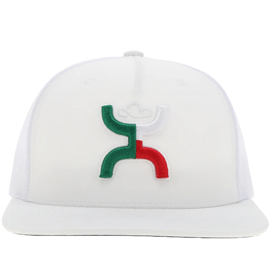 Hooey Men's Boquillas 5 Panel White Trucker Cap 2318T-WH