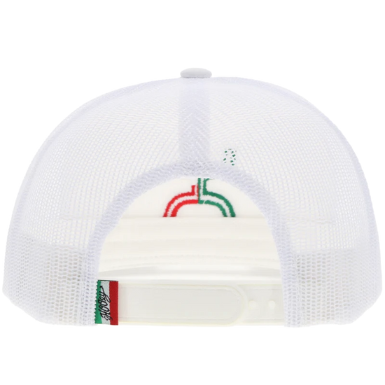 Hooey Men's Boquillas 5 Panel White Trucker Cap 2318T-WH