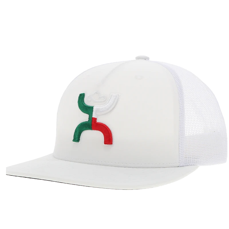 Hooey Men's Boquillas 5 Panel White Trucker Cap 2318T-WH
