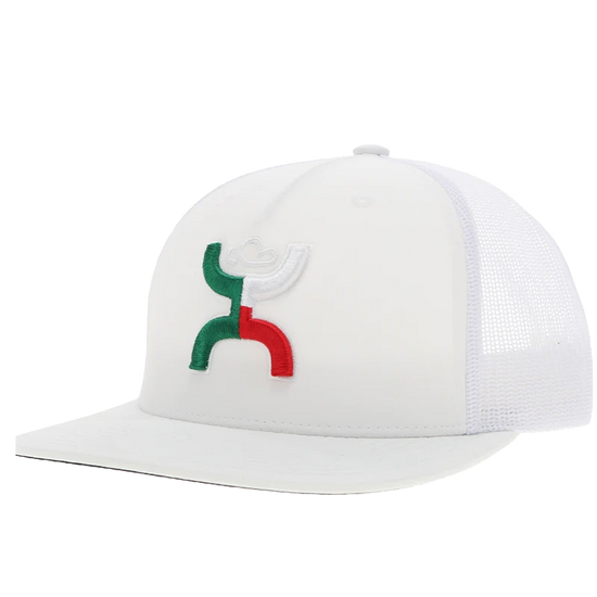 Hooey Men's Boquillas 5 Panel White Trucker Cap 2318T-WH