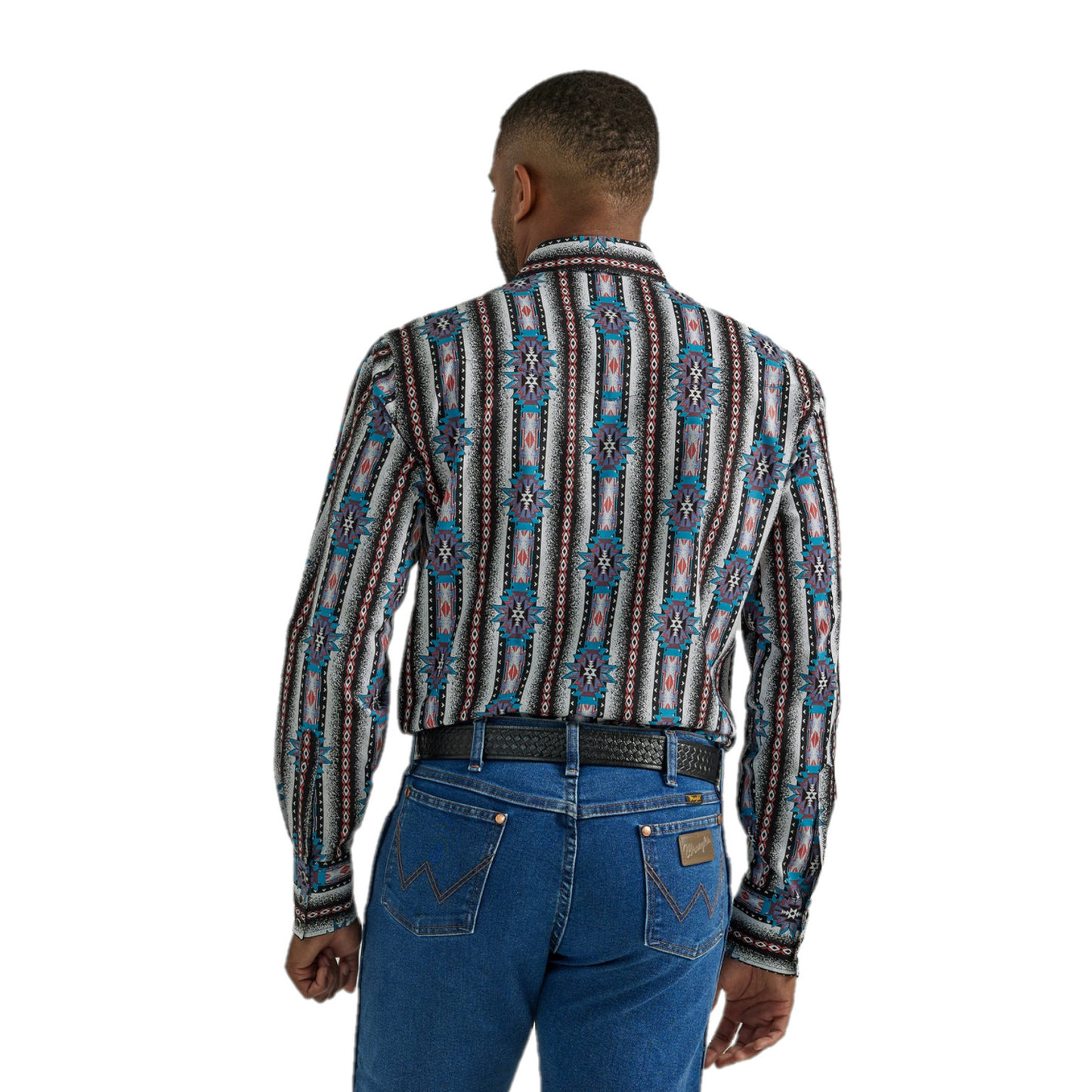 Wrangler® Men's Checotah® Western Long Sleeve Button Down Shirt 2330350