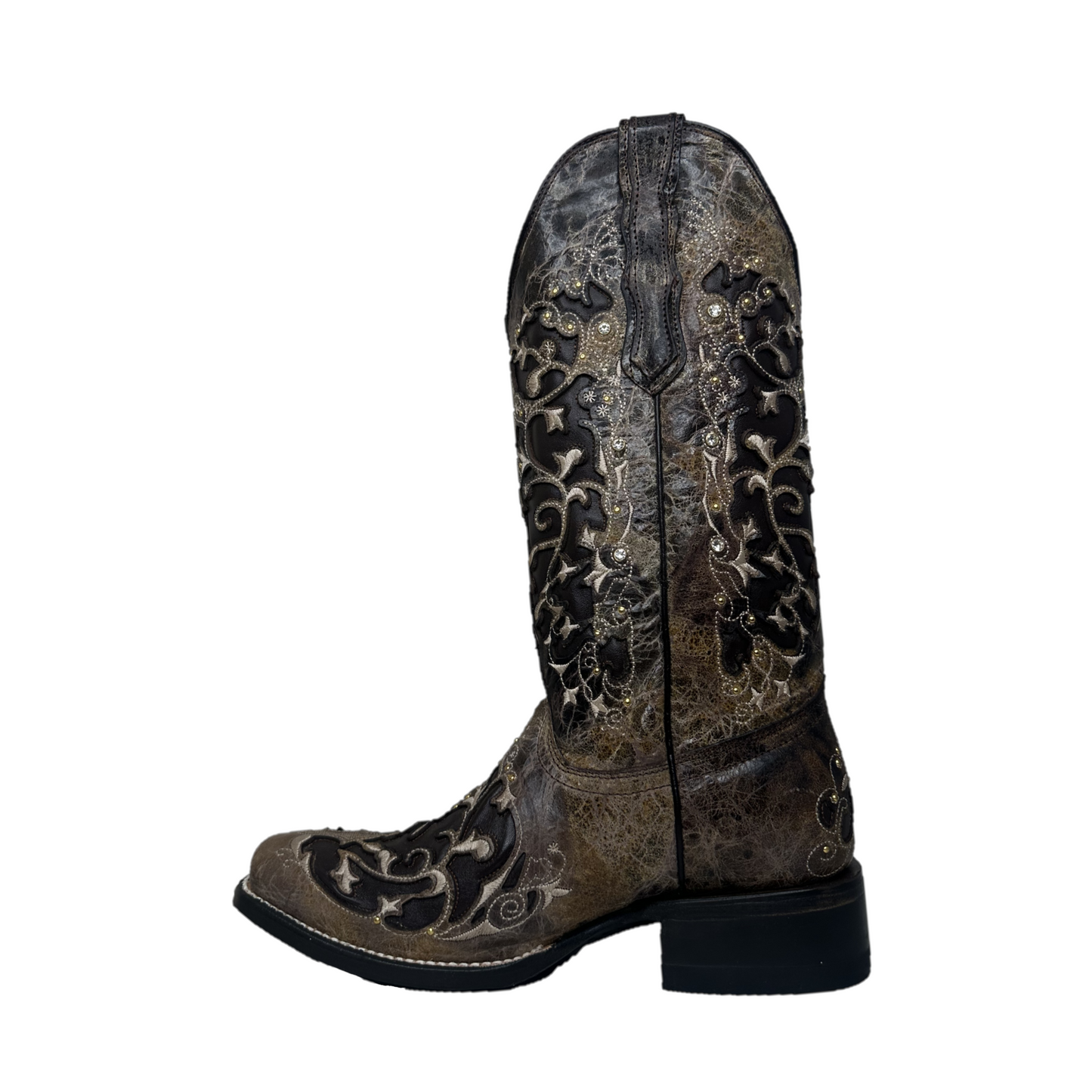 RockinLeather Ladies Volcano Crater Brown Western Boots 2815