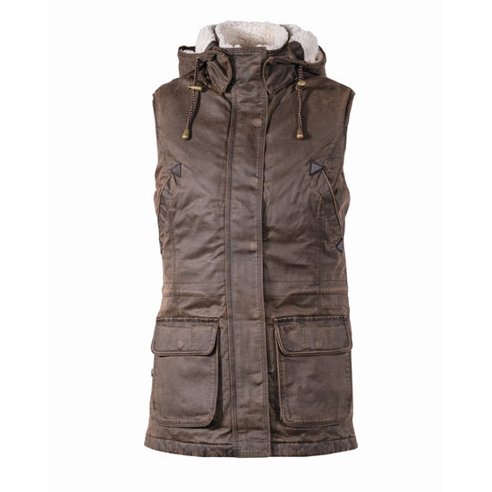 Outback Trading Ladies Woodbury Brown Vest 29689-BRN