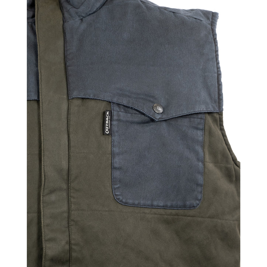 Outback Trading Company Men's Walker Olive Vest 29816-OL