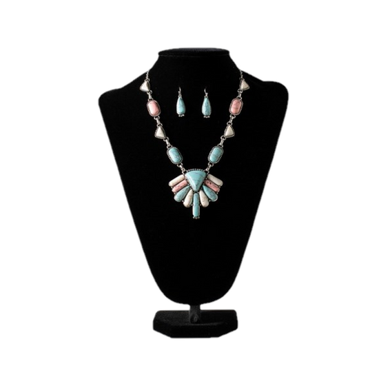 Blazin Roxx Ladies Multicolor Stone Jewelry Set 3056633