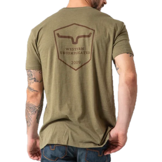 Kimes Ranch Men's Shielded Trucker Military Green T-Shirt 4040MG