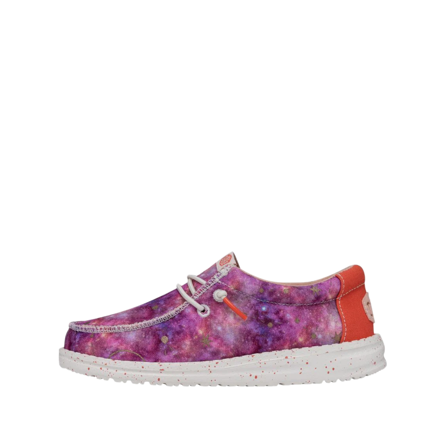 Hey Dude Youth Girl's Wally Pink Multi Galaxy Casual Shoes 40420-9DD