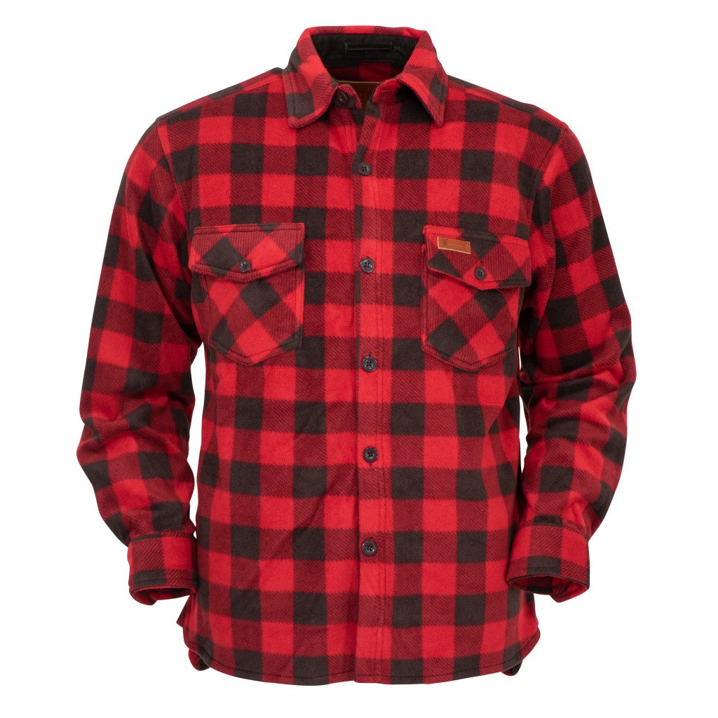 Outback Trading Company Men's Red Plaid Big Shirt 4268-RED
