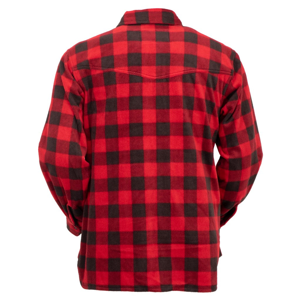 Outback Trading Company Men's Red Plaid Big Shirt 4268-RED