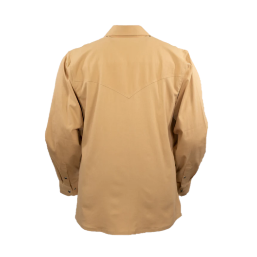 Outback Trading Company Men's Everett Tan Snap Button Shirt 42731-TAN