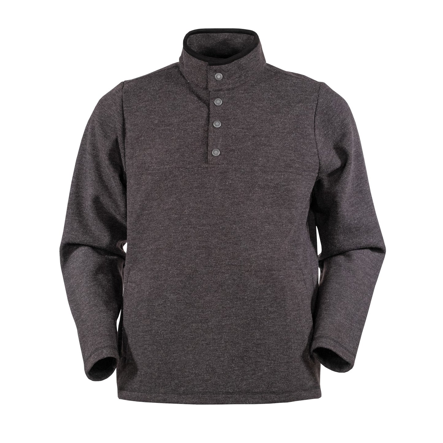 Outback Trading Company Men's Gavin Charcoal Henley Pullover 48732-CHR