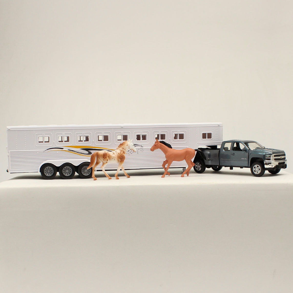 M&F Children's Truck and Horse Trailer Toy Set 50632