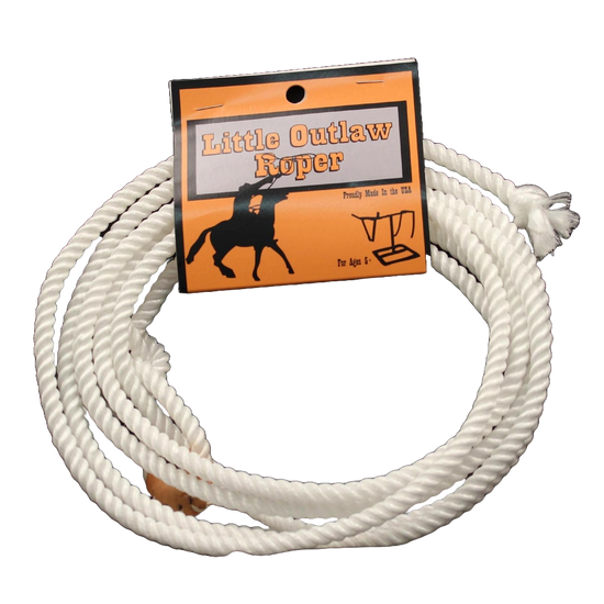 Little Ropes Little Outlaw Roper White Rope 5082848