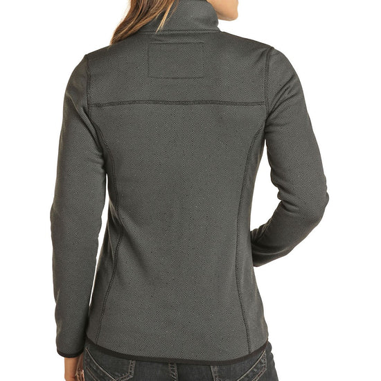 Powder River Outfitters Ladies Diamond Black Jacquard Pullover 51-1050