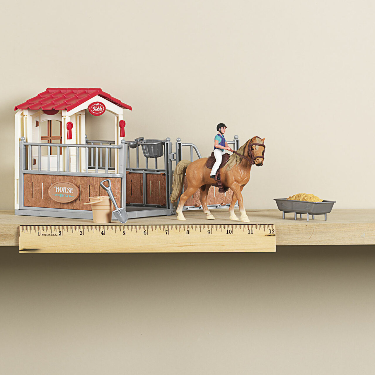 M F Children s Western Horse and Stable Toy Play Set 5100018