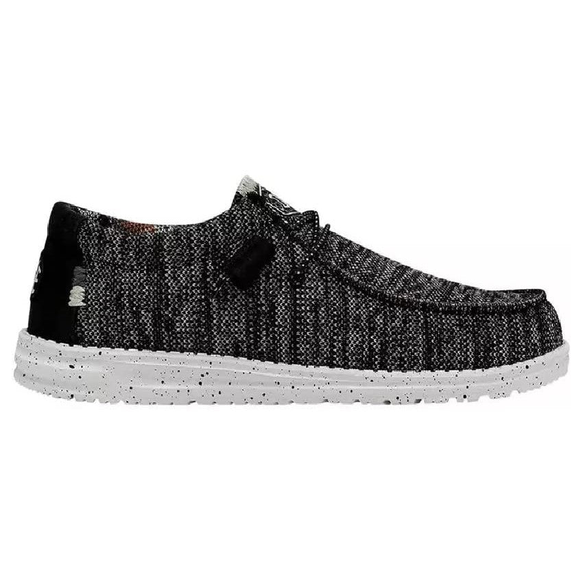 Hey Dude Men's Wally Sox Stitch Black Casual Shoes 40161-0YH
