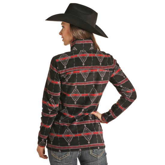 Powder River Ladies Performance Black Aztec Jacket 52-1040