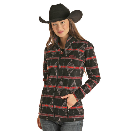 Powder River Ladies Performance Black Aztec Jacket 52-1040