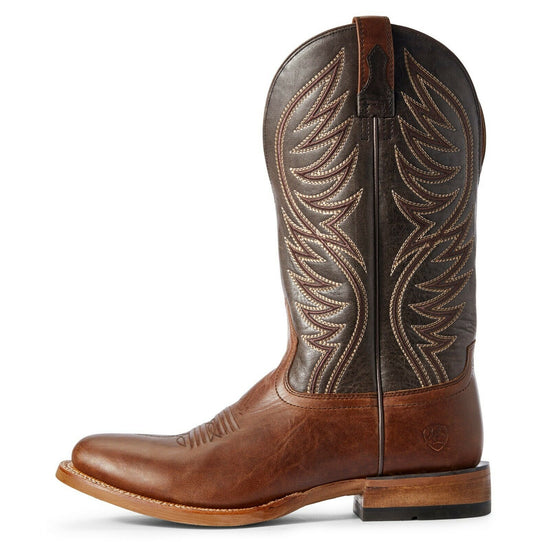 Load image into Gallery viewer, Ariat® Men&amp;#39;s Red and Brown Slick Fork Performance Boots 10031477
