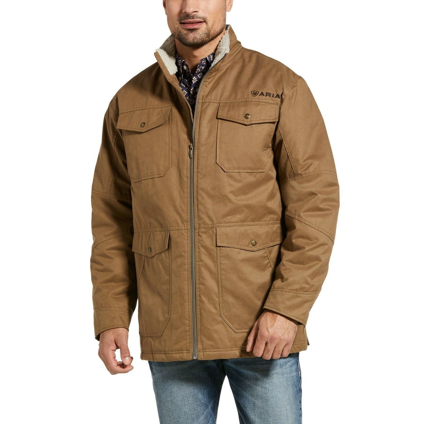 Ariat® Men's Grizzly Field Cub Brown Concealed Carry Jacket 10032897