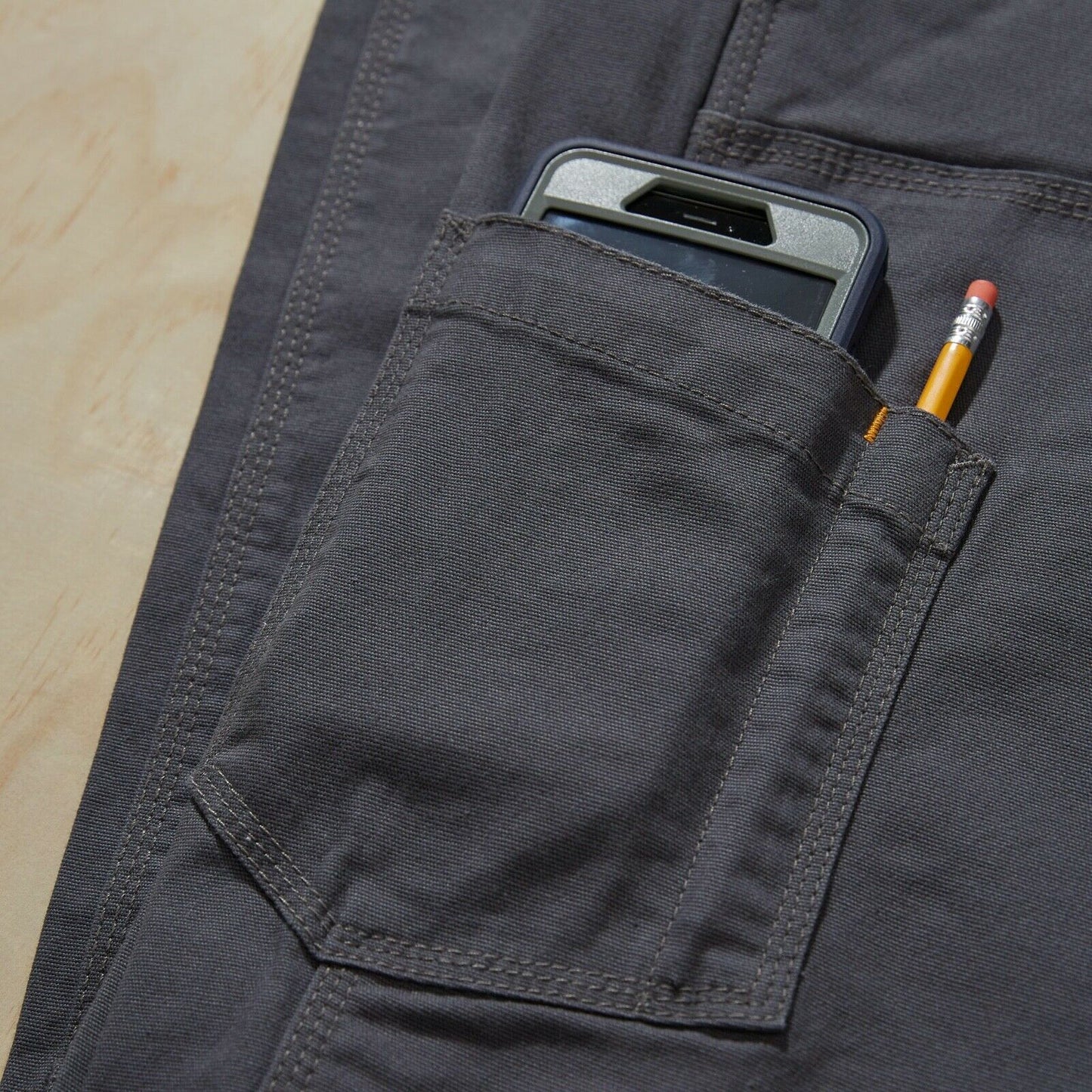Ariat® Men's Rebar M4 Khaki Made Tough DuraStretch Work Pants 10030239