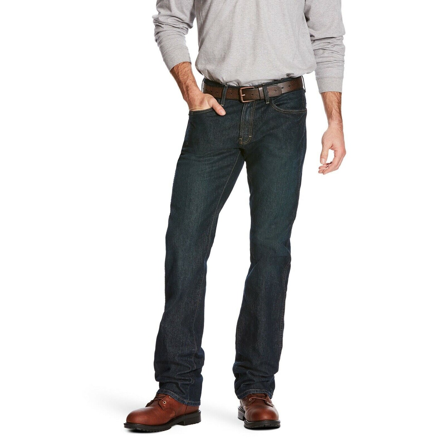 Ariat® Men's Rebar M5 DuraStretch Edge Stackable Straight Leg Jeans 10016223