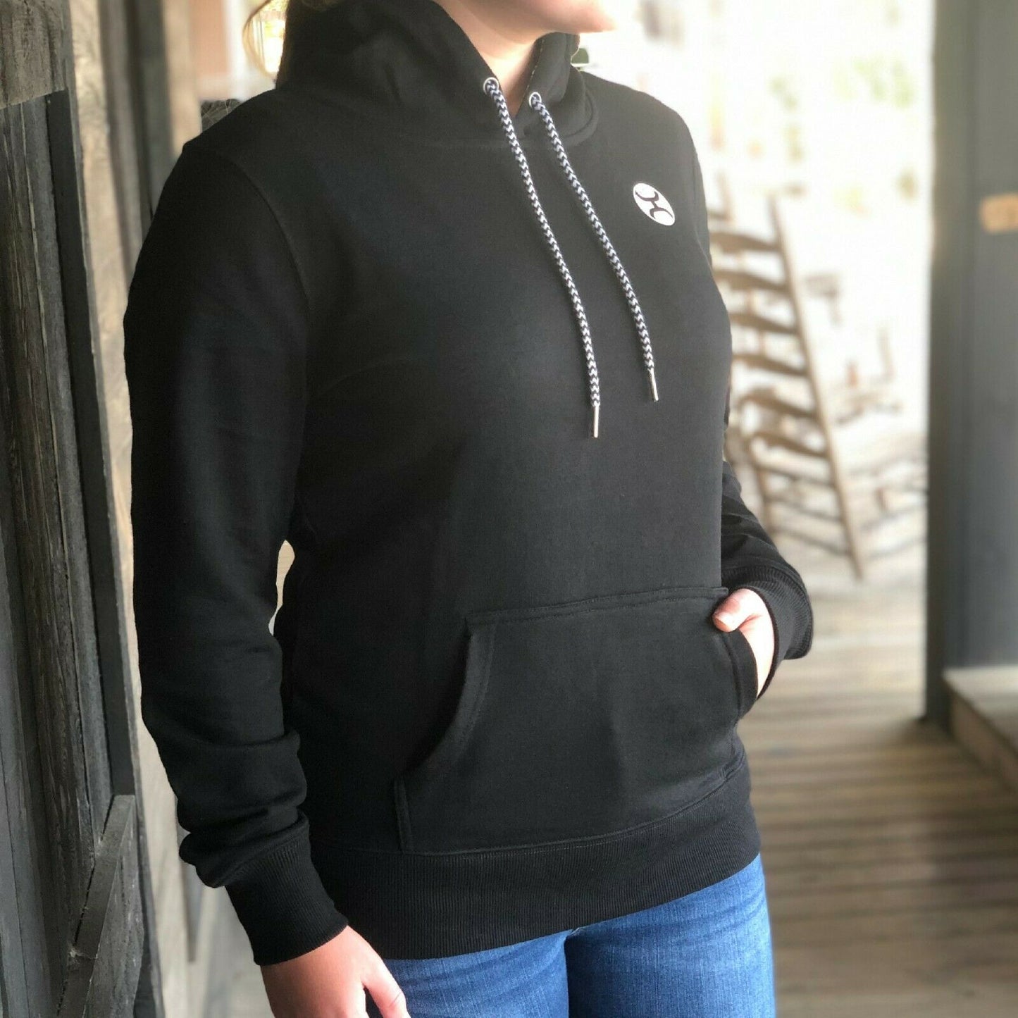 Hooey Ladies Luna Black Hoody HH045BK