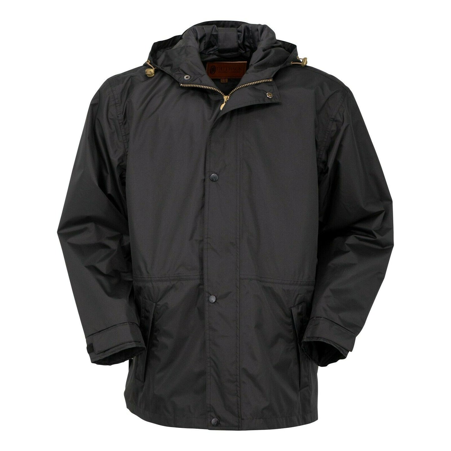 Outback Trading Company® Unisex Pak-A-Roo Black Parka Jacket 2405-BLK