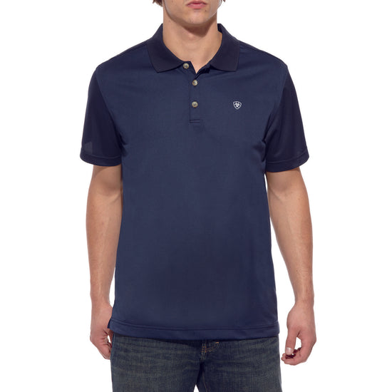 Ariat® Men's AriatTEK™ Navy Polo Shirts 10009063
