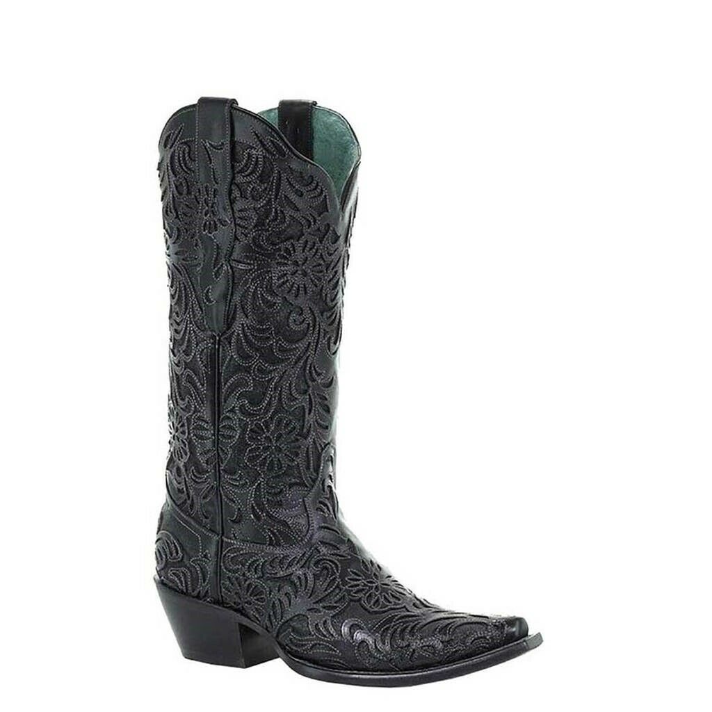 Corral Ladies Lorraine Black Full Inlay Boots G1417