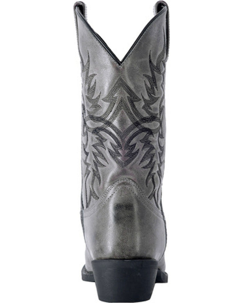 Laredo Men's Harding Grey Waxy Leather Boots 68457