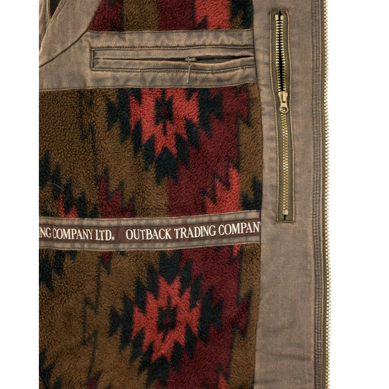 Outback Trading Company® Men's Landsman Brown Vest 2803-BRN