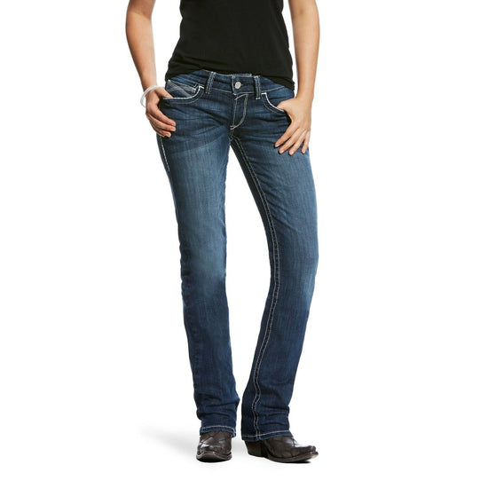Ariat® Ladies R.E.A.L Stretch Mid Rise Ivy Straight Leg Jeans 10024300