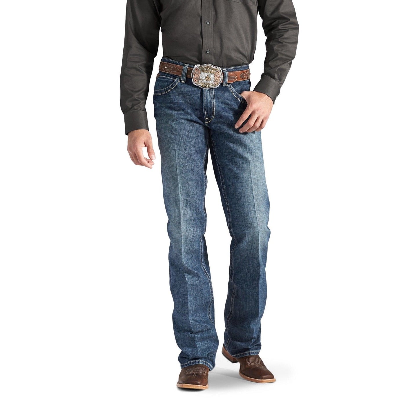 Ariat® Men's M4 Low Rise Relaxed Fit Gulch Boot Cut Jeans 10012136 - Wild West Boot Store