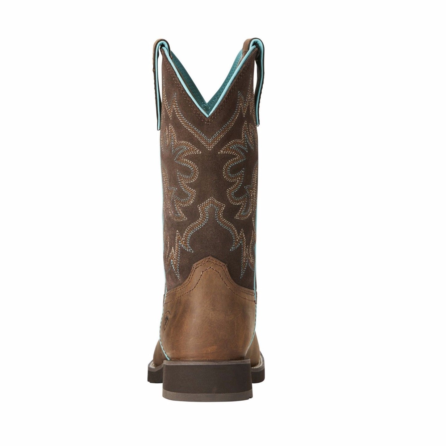 Ariat Ladies Delilah Round Toe Distressed Brown Boots 10021457 - Wild West Boot Store